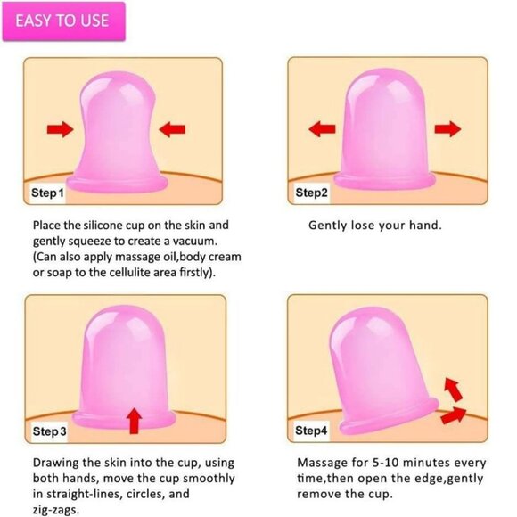 Face Tighten Ice Face Roller & Anti Cellulite Massager Pack1 Combo Pack - Picture 5 of 9